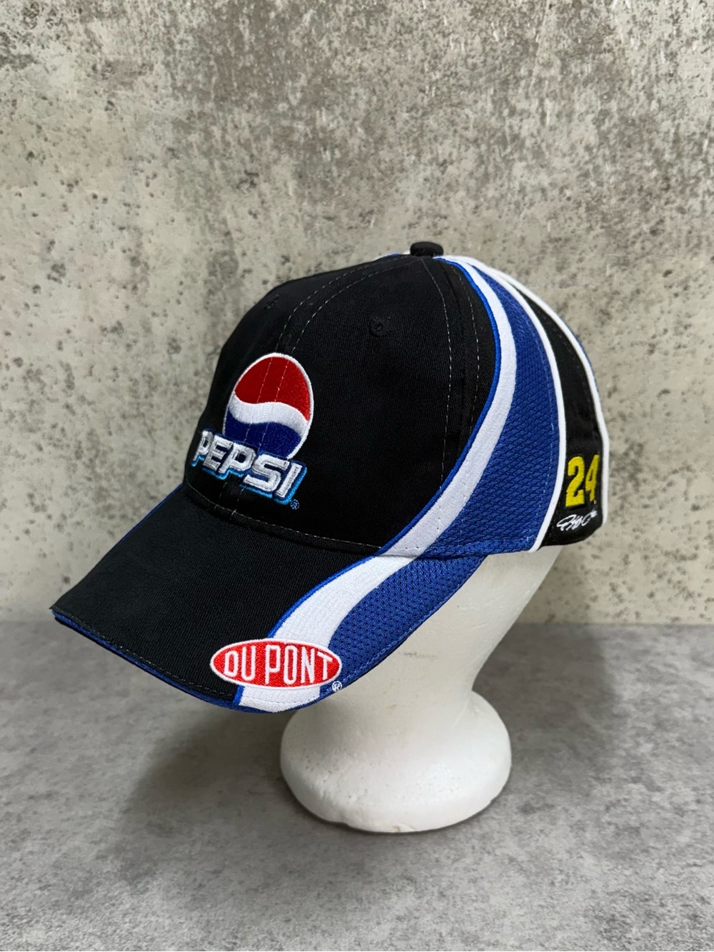 Vintage Jeff Gordon 24 Pepsi DuPont NASCAR Racing Hat